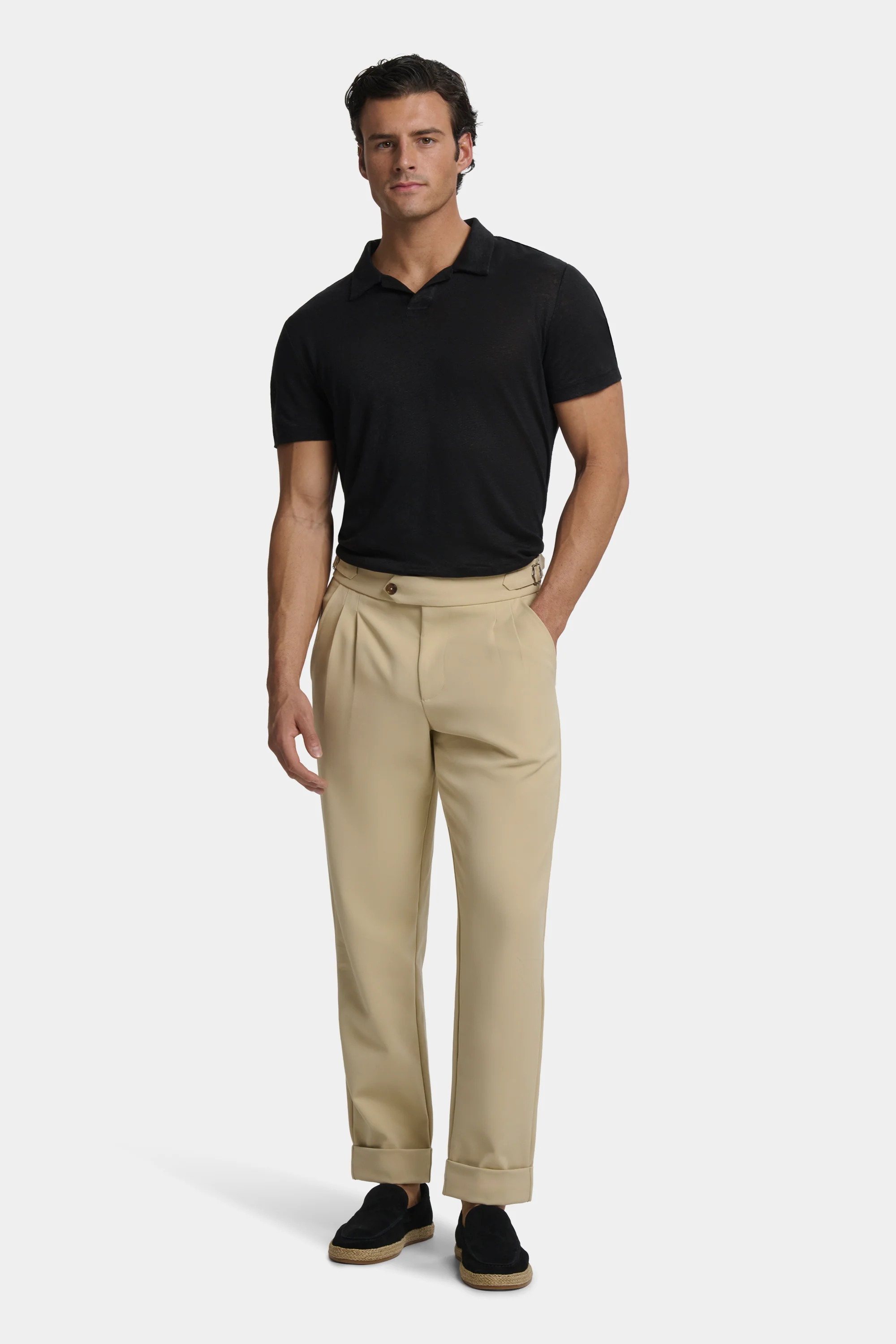 THE CLASSIC LINEN SLIM POLO - Image 5