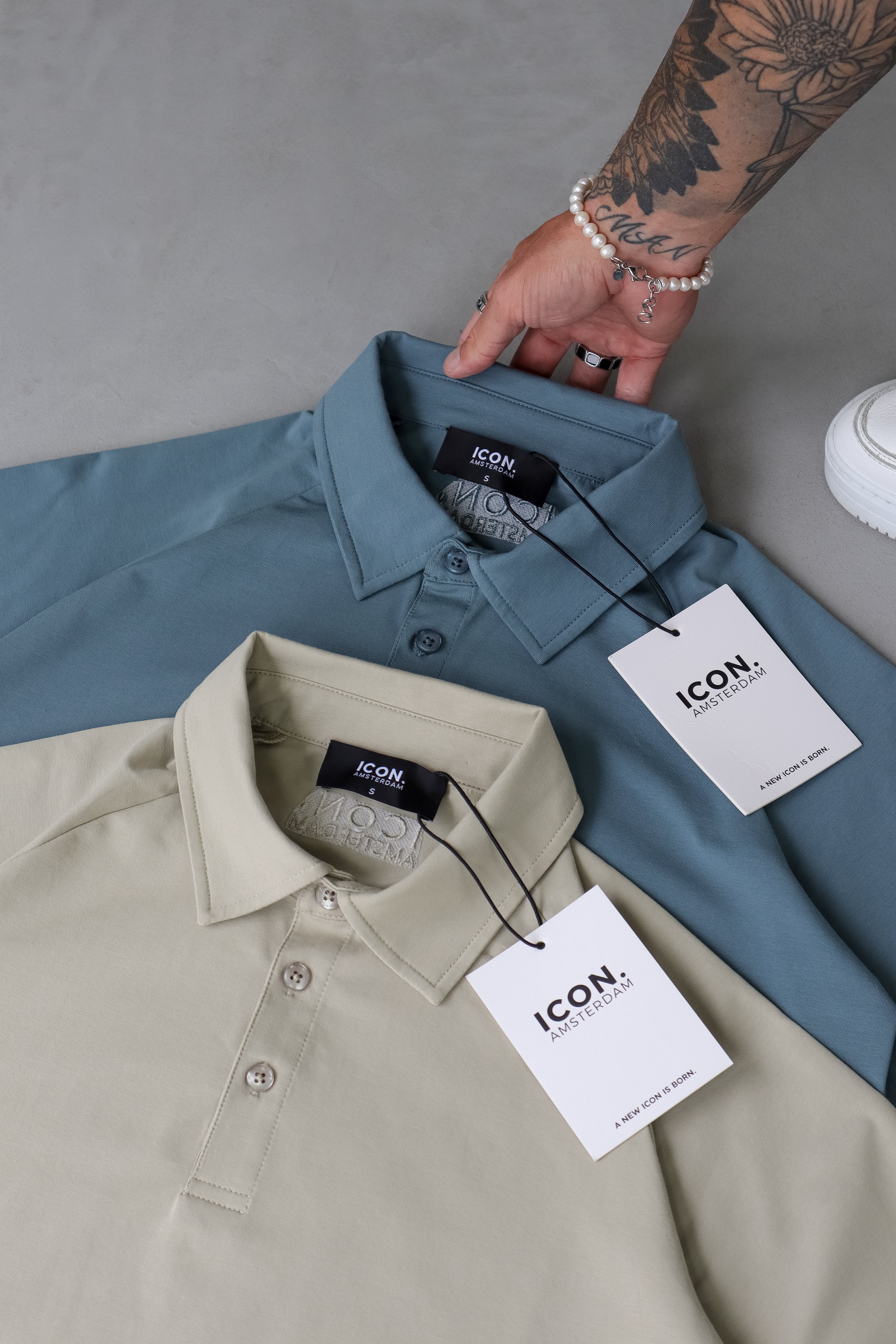 THE MUSCLE BUTTON POLO - Image 16