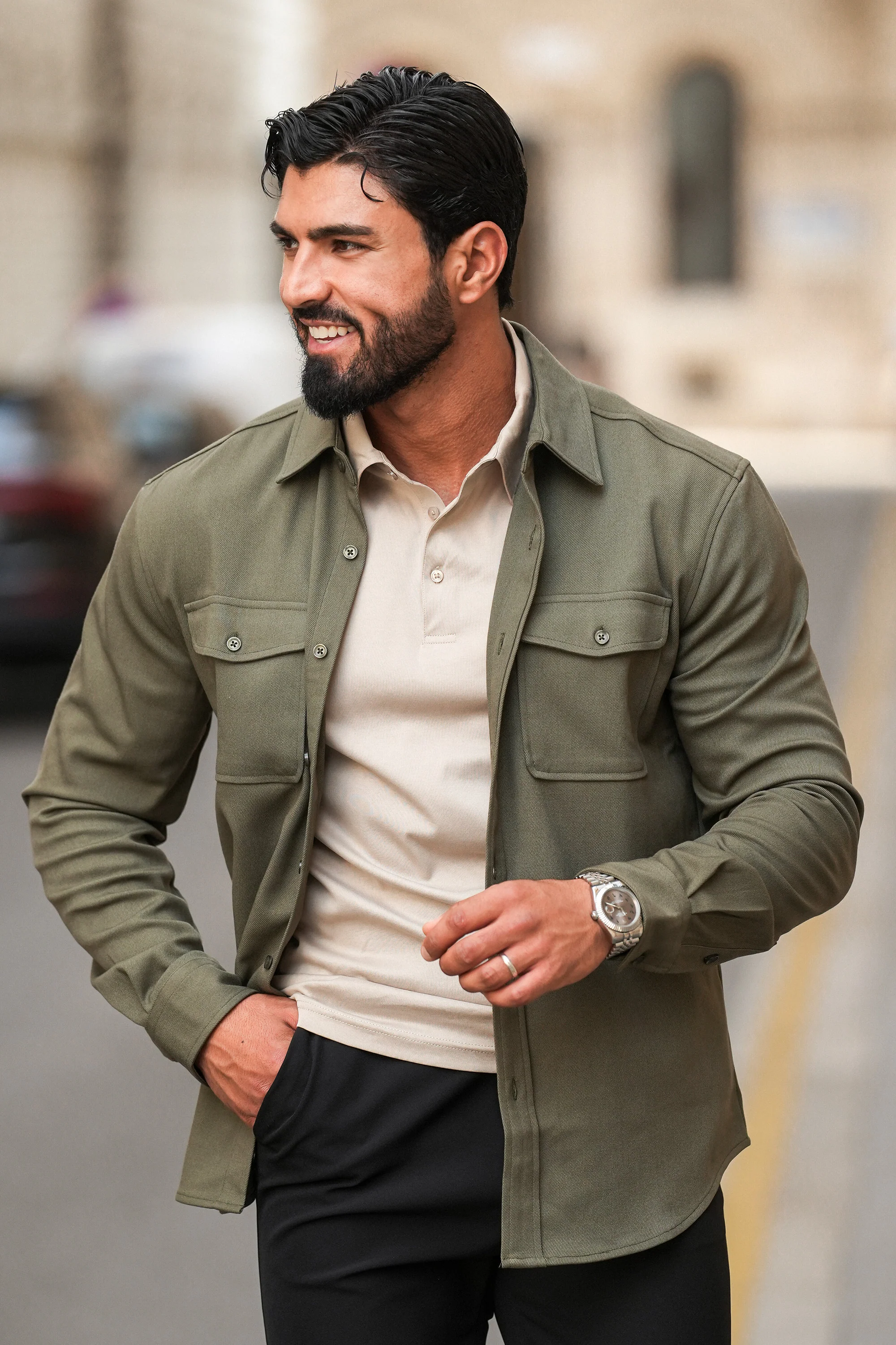 THE MUSCLE BUTTON POLO - Image 18