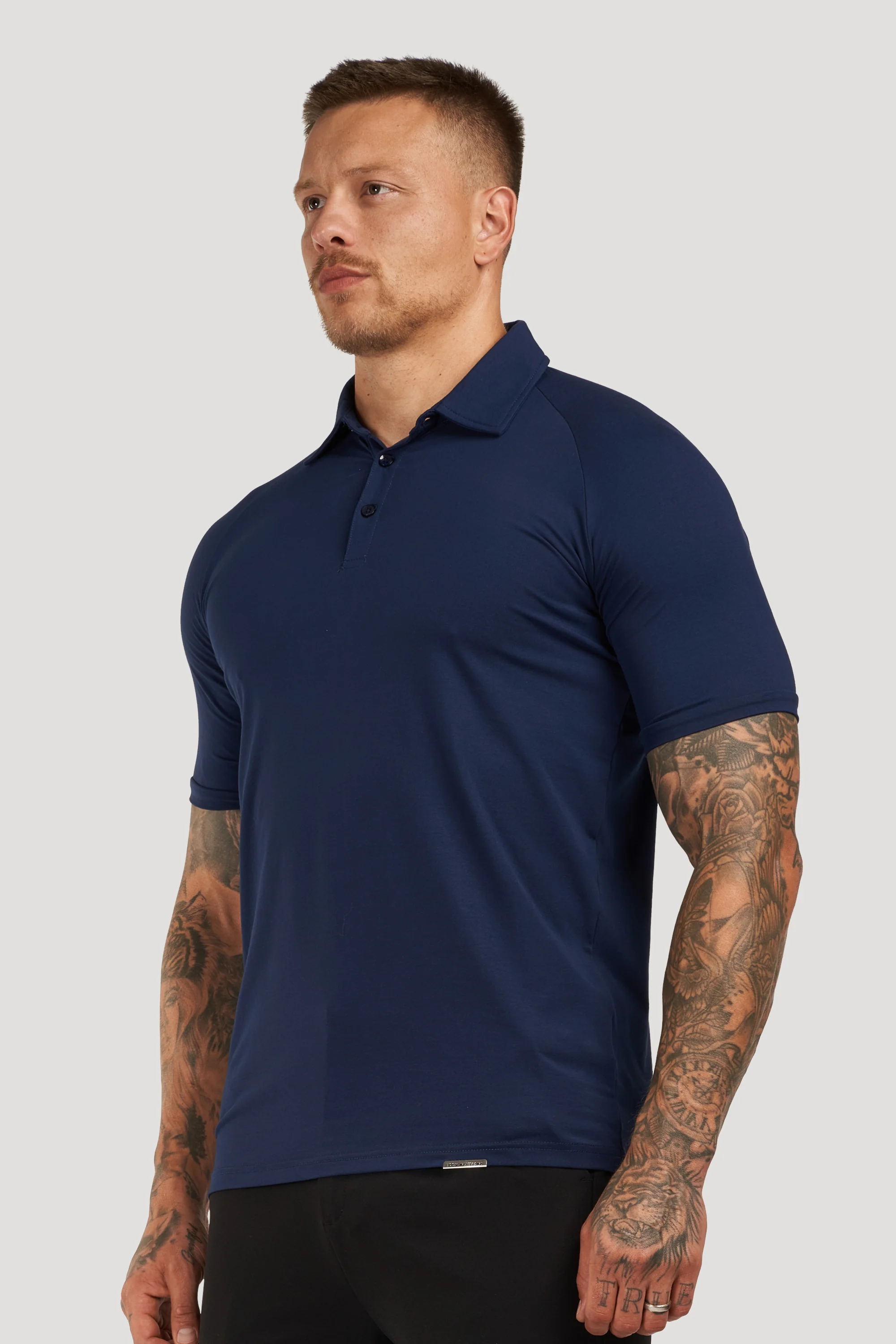THE MUSCLE BUTTON POLO - Image 3