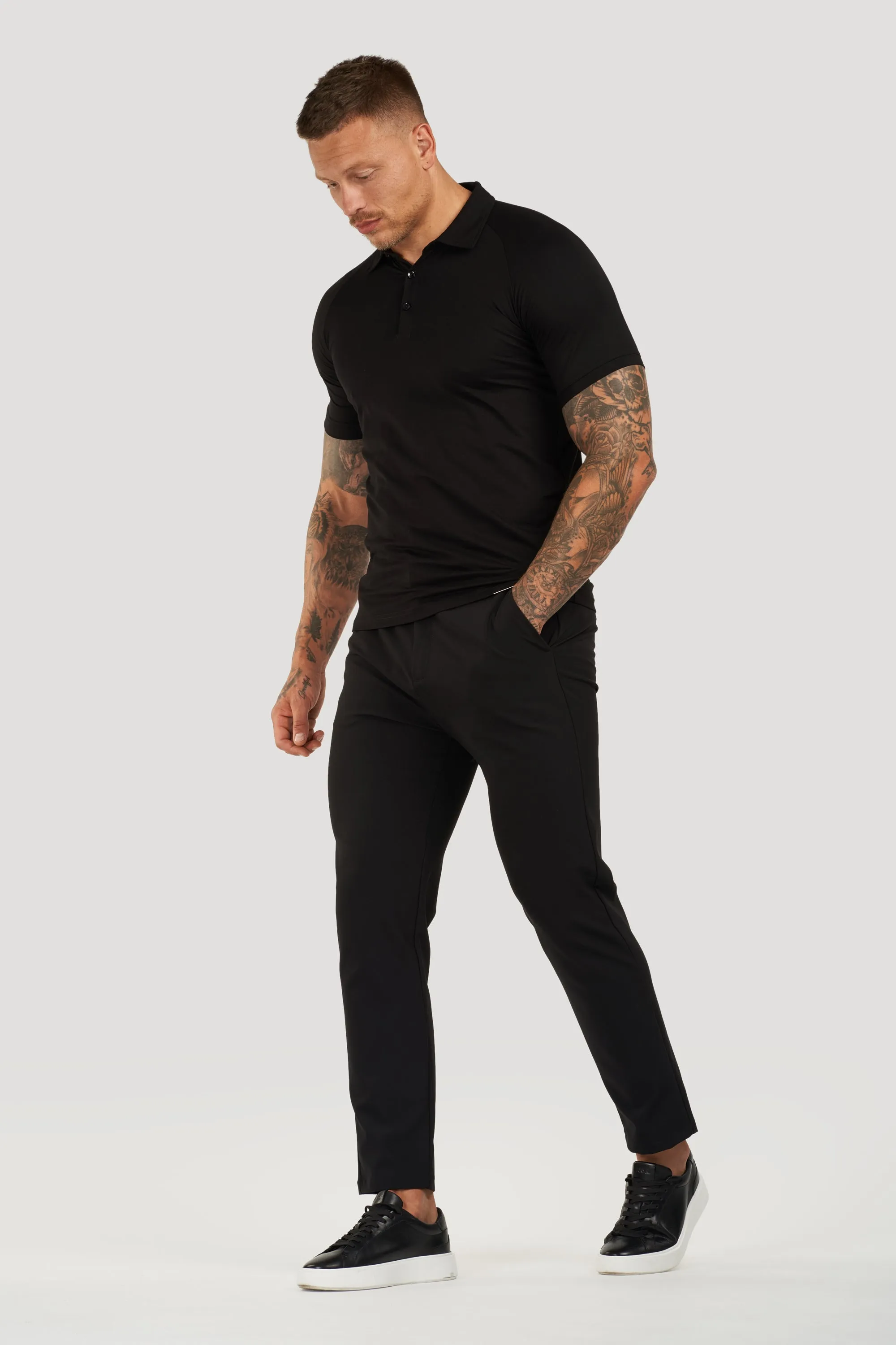 THE MUSCLE BUTTON POLO - Image 34